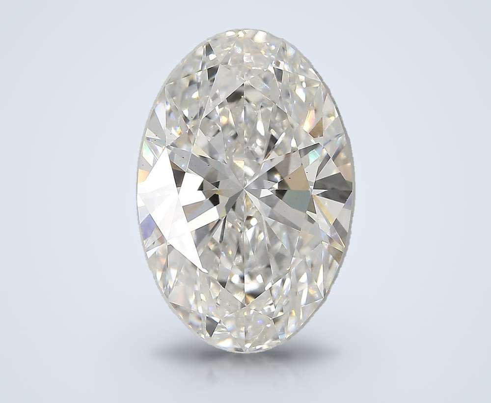 7.04 Carat Oval Lab Diamond