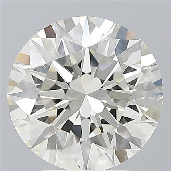 3.01ct K VVS1 Rare Carat Ideal Cut Round Diamond