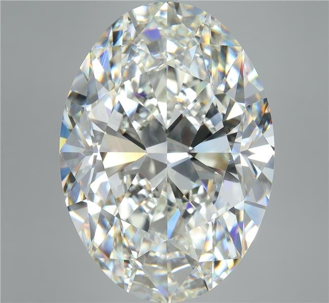 20.03ct I VS1 Rare Carat Ideal Cut Oval Diamond