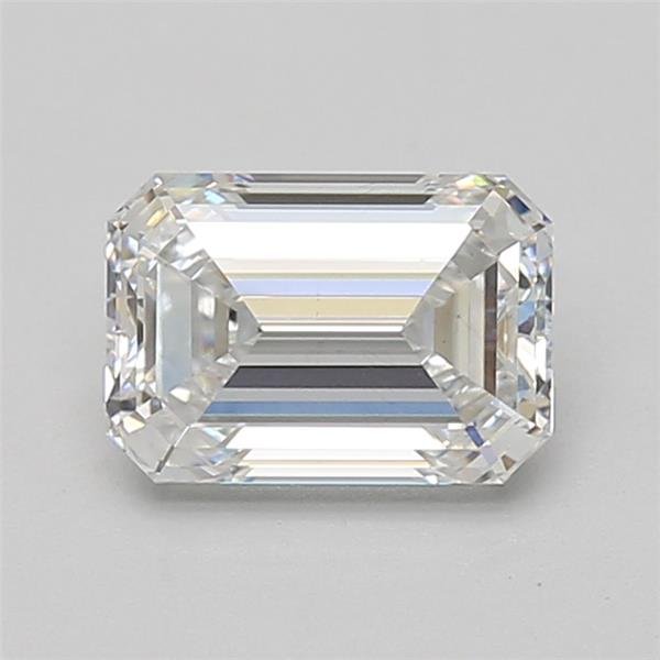 1.57ct D VS2 Excellent Cut Emerald Lab Grown Diamond