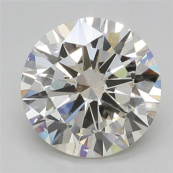2.67ct J VS1 Excellent Cut Round Lab Grown Diamond
