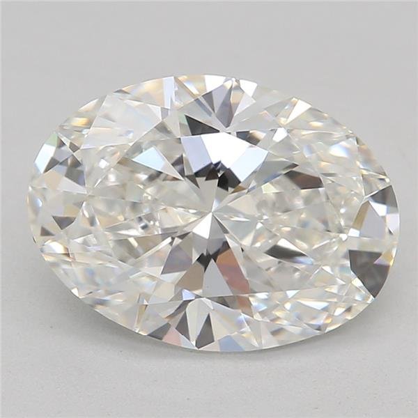 1.57ct F VVS2 Rare Carat Ideal Cut Oval Lab Grown Diamond