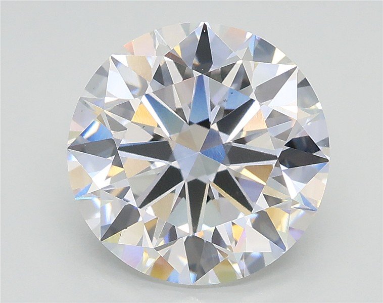 3.03ct E VS2 Excellent Cut Round Lab Grown Diamond