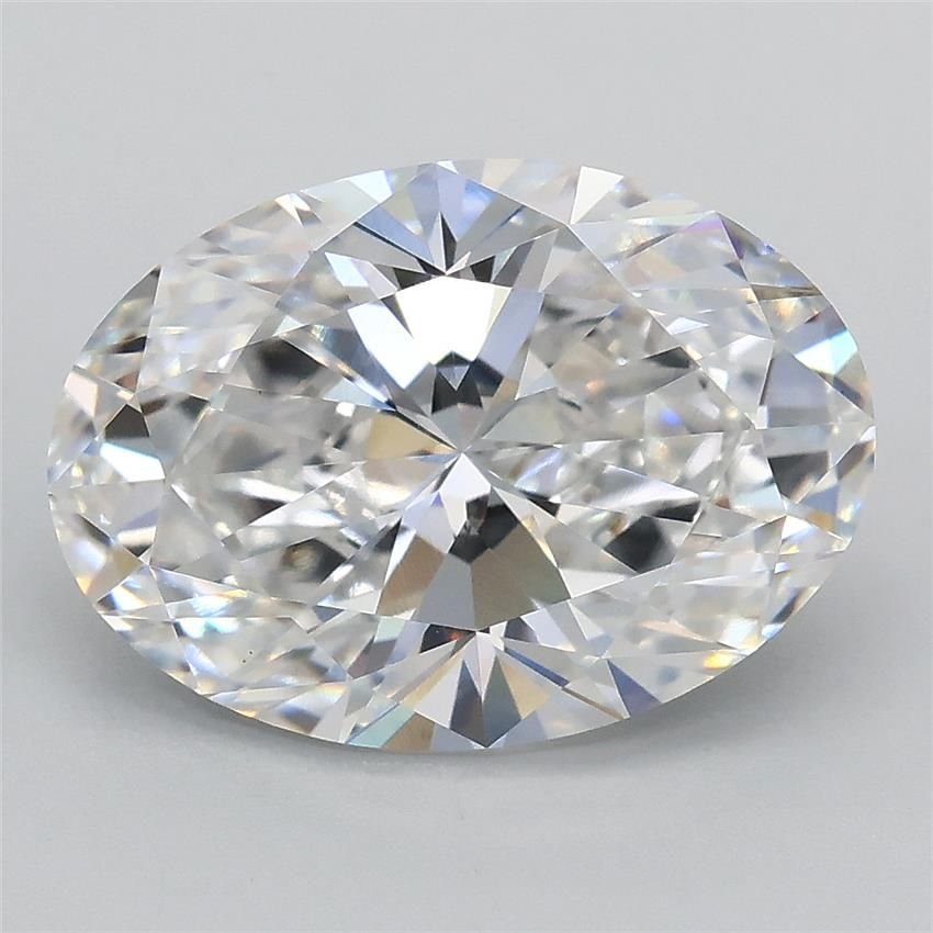 3.33ct D VVS2 Rare Carat Ideal Cut Oval Lab Grown Diamond