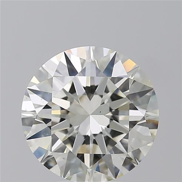 5.01ct K VS2 Rare Carat Ideal Cut Round Diamond