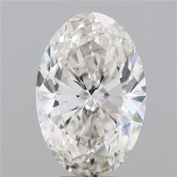 6.04ct H VS2 Rare Carat Ideal Cut Oval Lab Grown Diamond