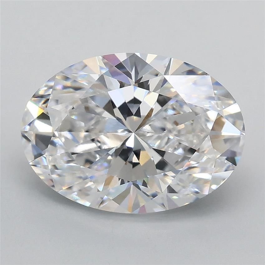 3.02ct D VS1 Rare Carat Ideal Cut Oval Lab Grown Diamond