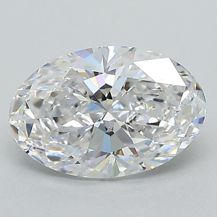 1.52ct D VS1 Rare Carat Ideal Cut Oval Lab Grown Diamond