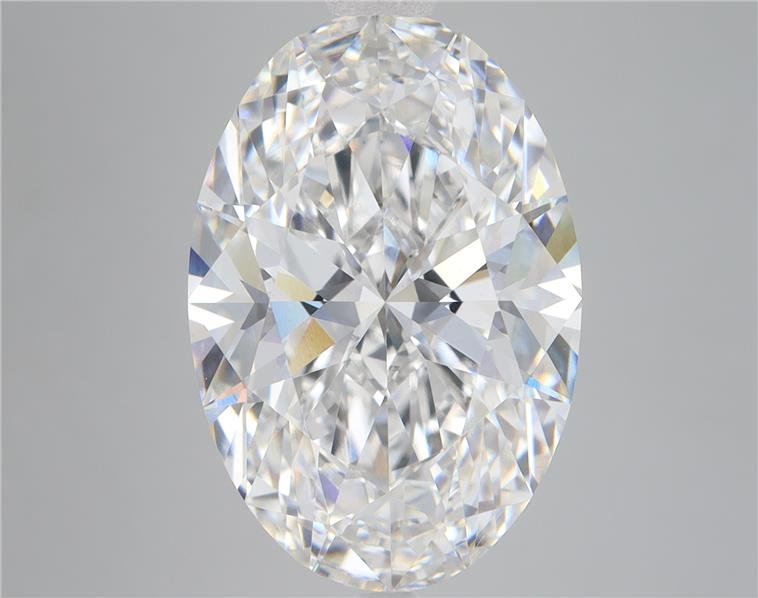 9.08ct F VS1 Rare Carat Ideal Cut Oval Lab Grown Diamond