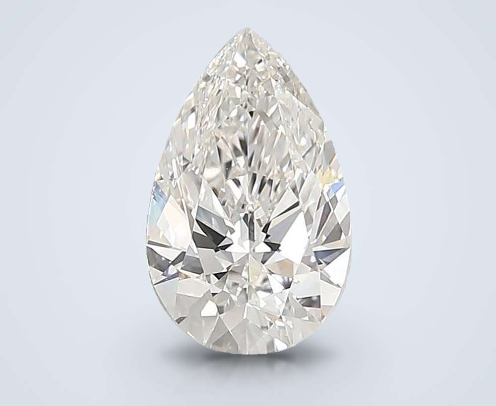 3.00 Carat Pear Lab Diamond