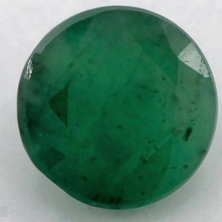 1.18 Carat Green Round Emerald