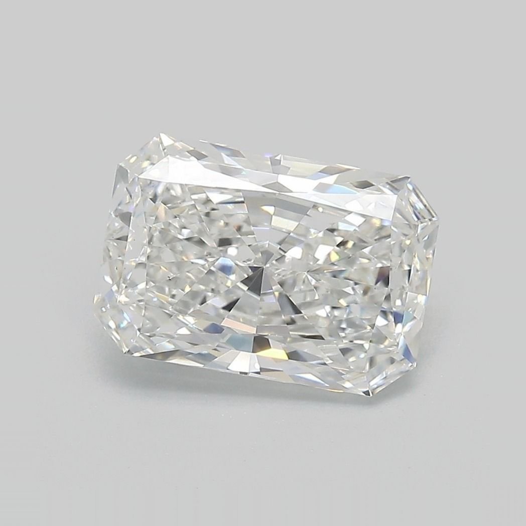 3.16ct E VS1 Rare Carat Ideal Cut Radiant Lab Grown Diamond