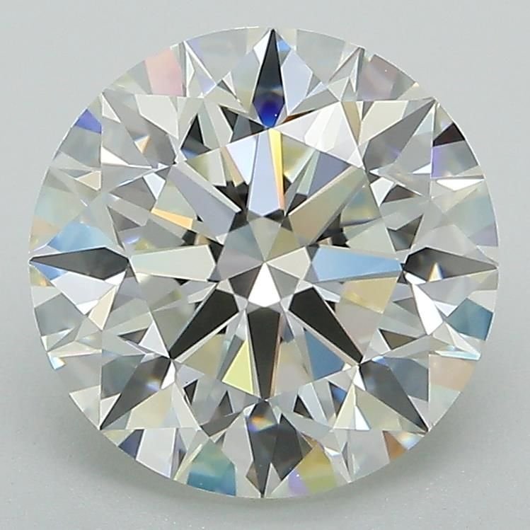 3.41ct I VVS2 Excellent Cut Round Lab Grown Diamond