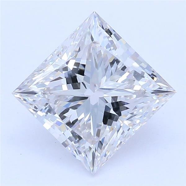 0.85ct G VVS2 Rare Carat Ideal Cut Princess Lab Grown Diamond