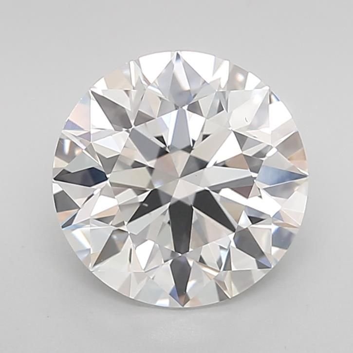 2.53ct F VVS2 Rare Carat Ideal Cut Round Lab Grown Diamond