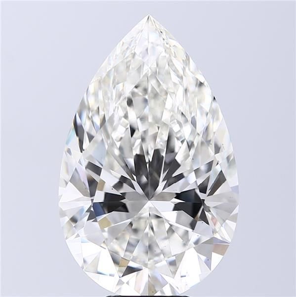 9.02ct H VS1 Rare Carat Ideal Cut Pear Lab Grown Diamond