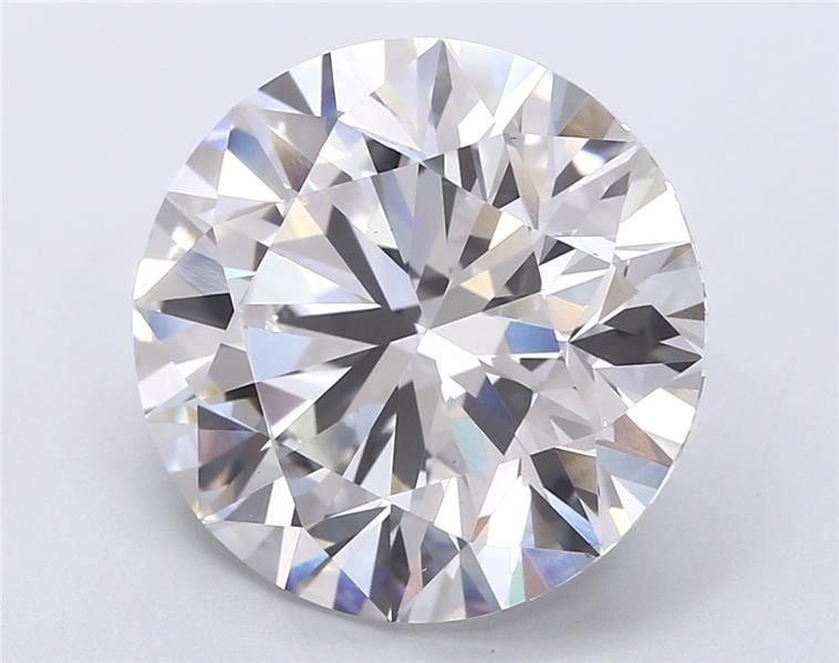 7.04ct E VVS2 Excellent Cut Round Lab Grown Diamond