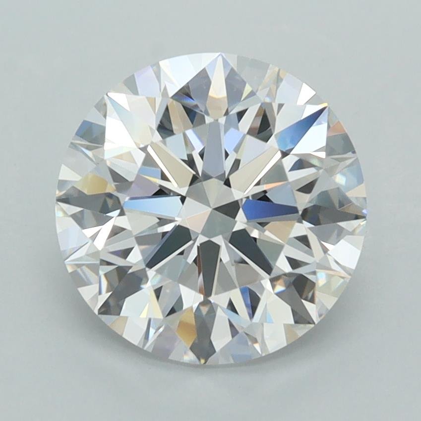 2.50ct D VVS1 Excellent Cut Round Lab Grown Diamond