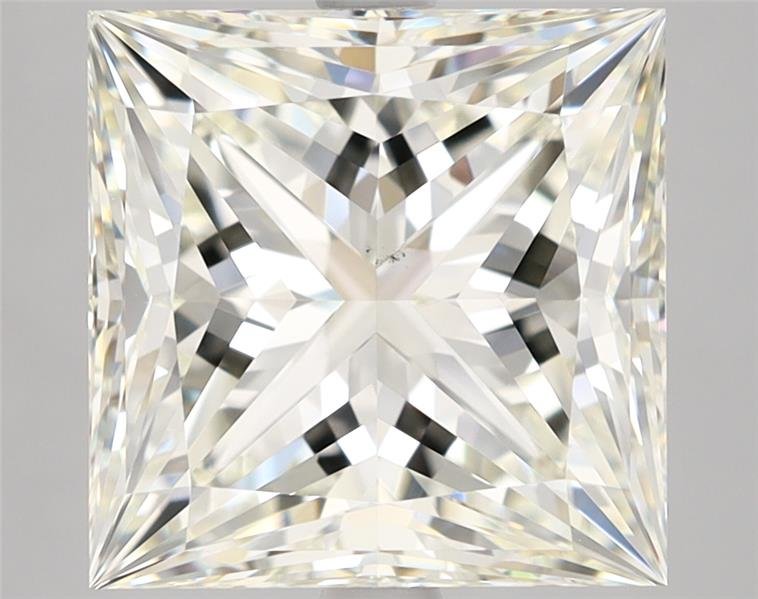 5.08ct K VS2 Rare Carat Ideal Cut Princess Diamond