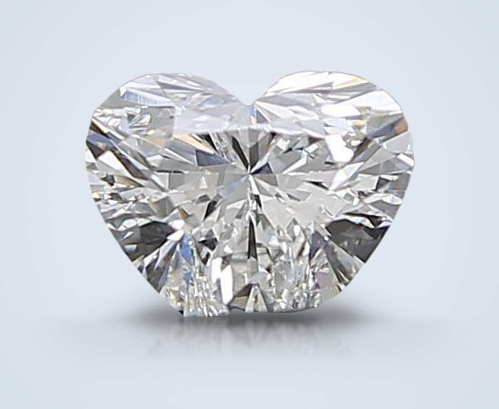 1.00 Carat Heart Lab Diamond