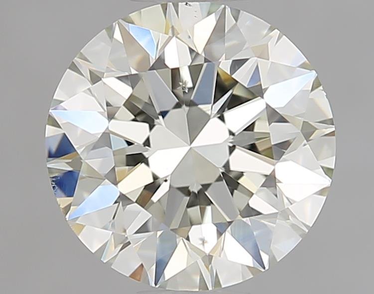 2.01ct J VS2 Rare Carat Ideal Cut Round Diamond