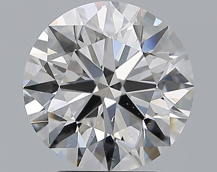 3.00ct F SI1 Rare Carat Ideal Cut Round Diamond