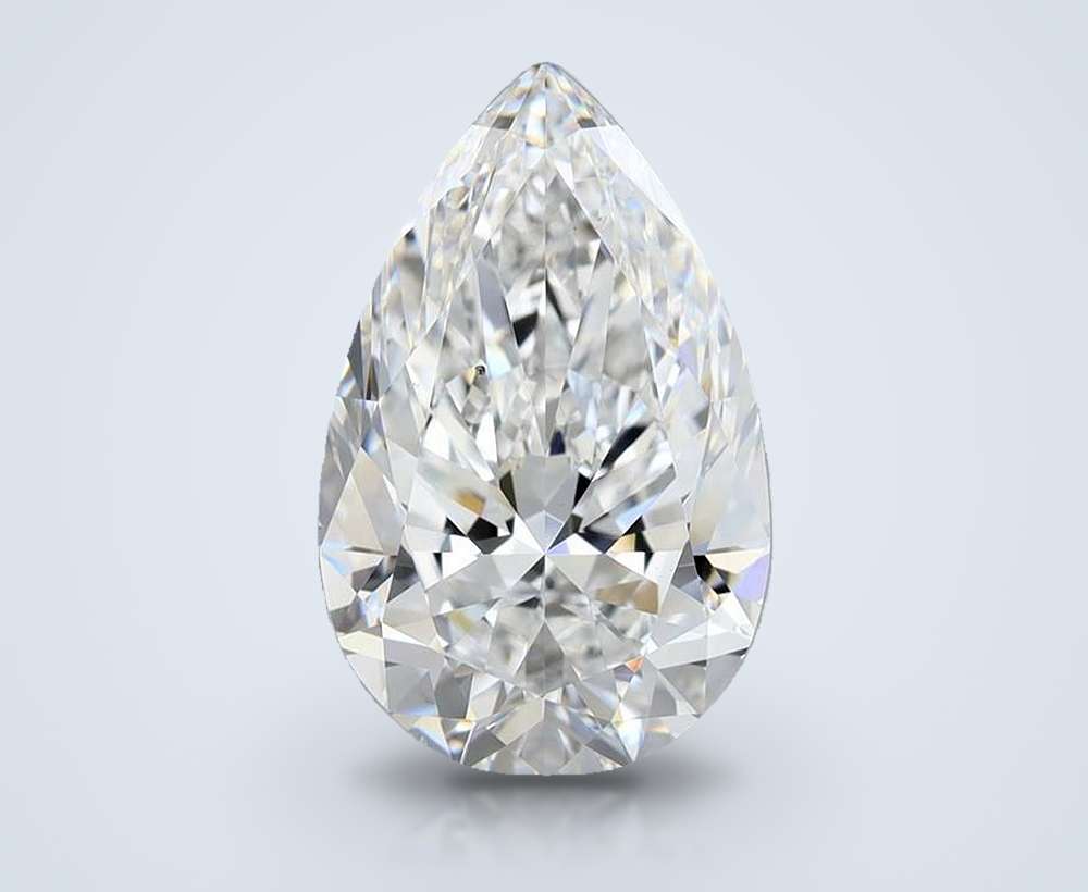 3.50 Carat Pear Natural Diamond