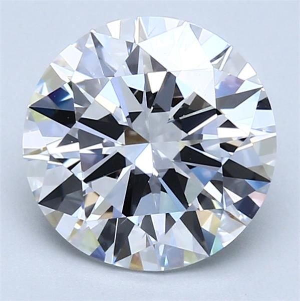 3.01ct E SI1 Excellent Cut Round Lab Grown Diamond