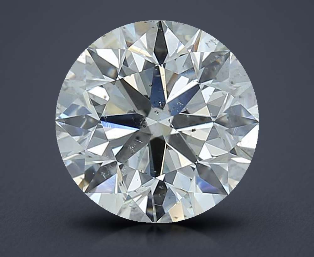 3.00 Carat Round Natural Diamond