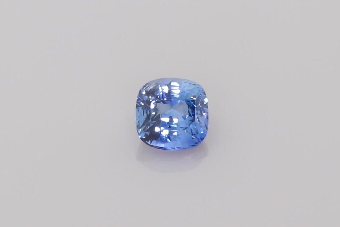 1.52 Carat Blue Cushion Sapphire