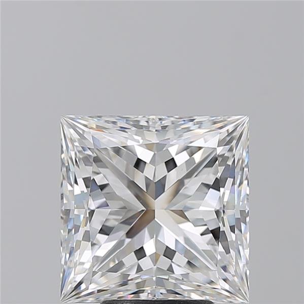 5.29ct E VS1 Rare Carat Ideal Cut Princess Diamond