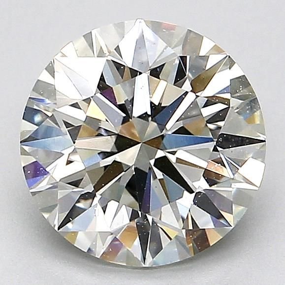 2.23ct J SI1 Rare Carat Ideal Cut Round Diamond
