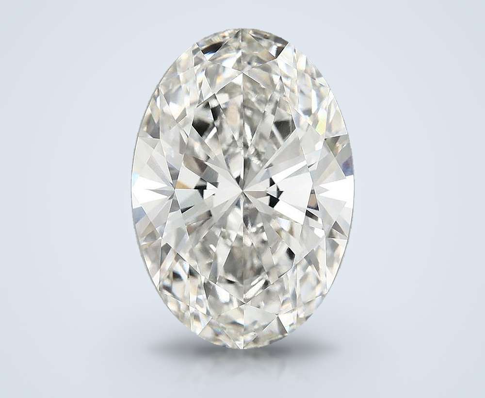 7.90 Carat Oval Lab Diamond