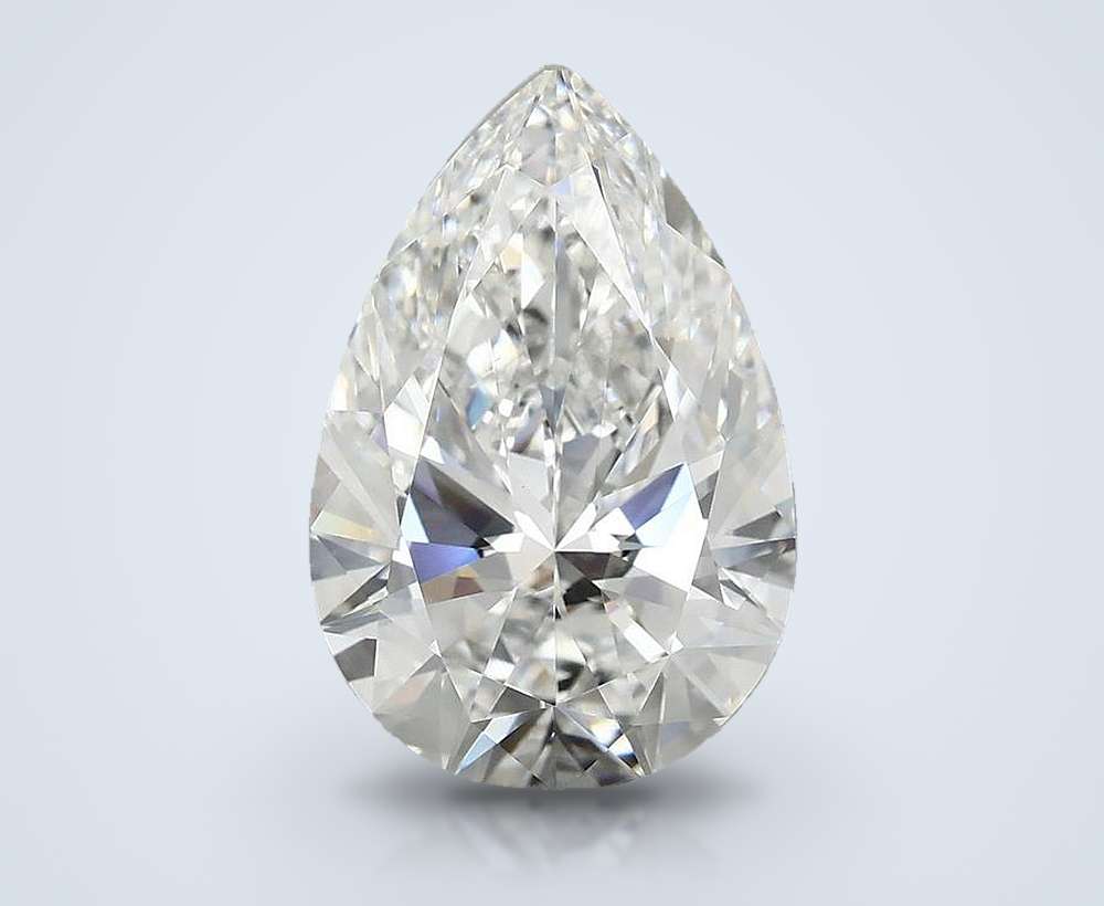 5.00 Carat Pear Lab Diamond