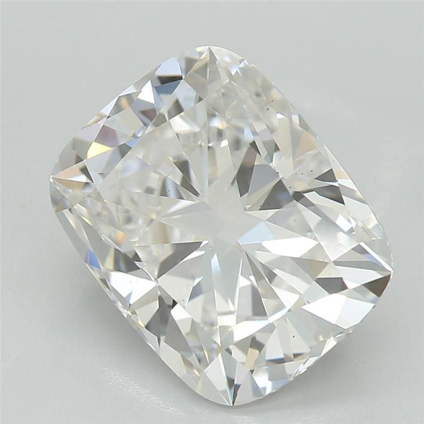 2.51ct F VS2 Very Good Cut Cushion Lab Grown Diamond
