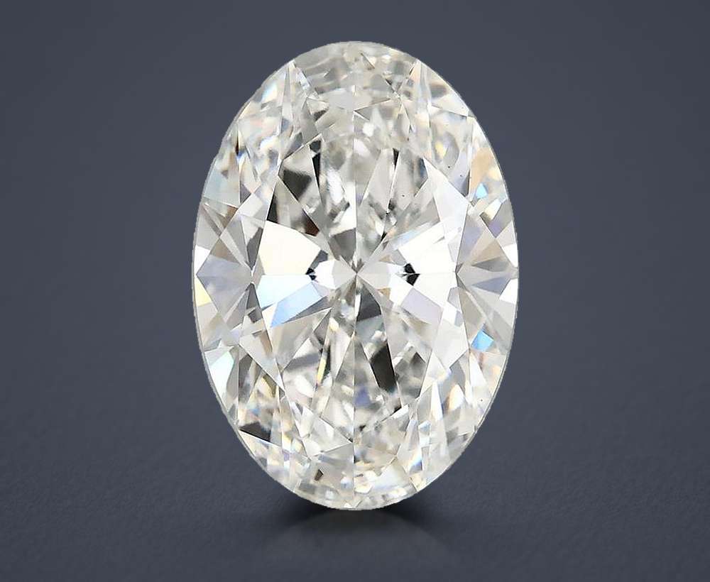 3.94 Carat Oval Lab Diamond