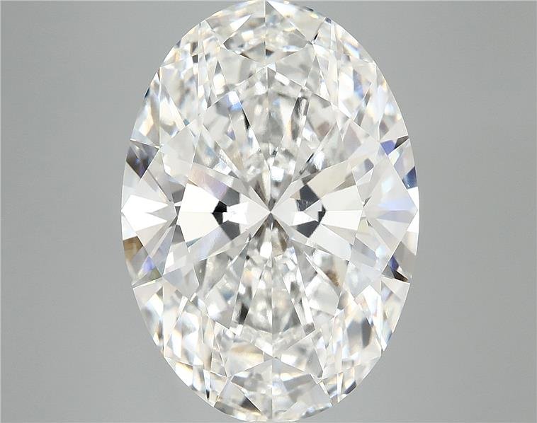 10.65ct F VVS2 Rare Carat Ideal Cut Oval Lab Grown Diamond