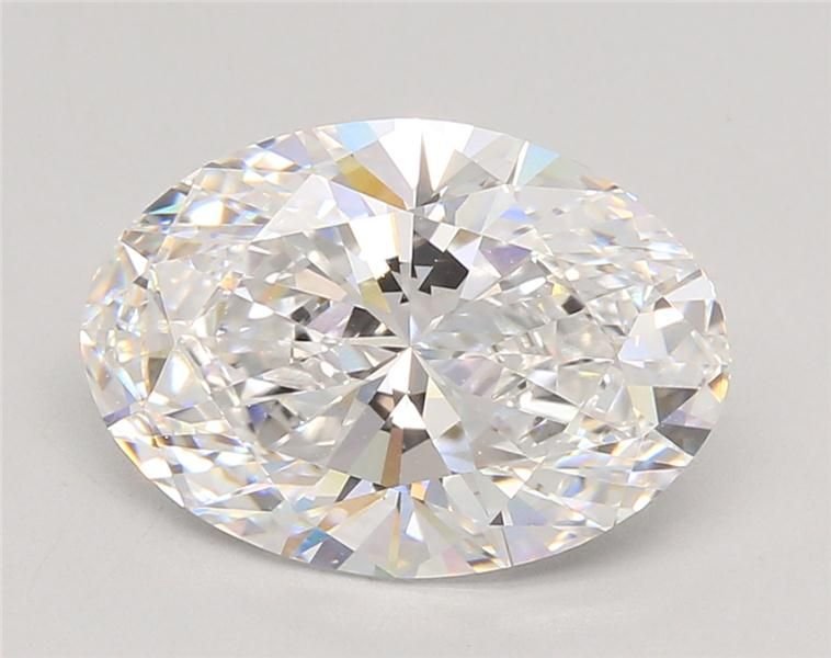 4.06ct D VVS2 Rare Carat Ideal Cut Oval Lab Grown Diamond