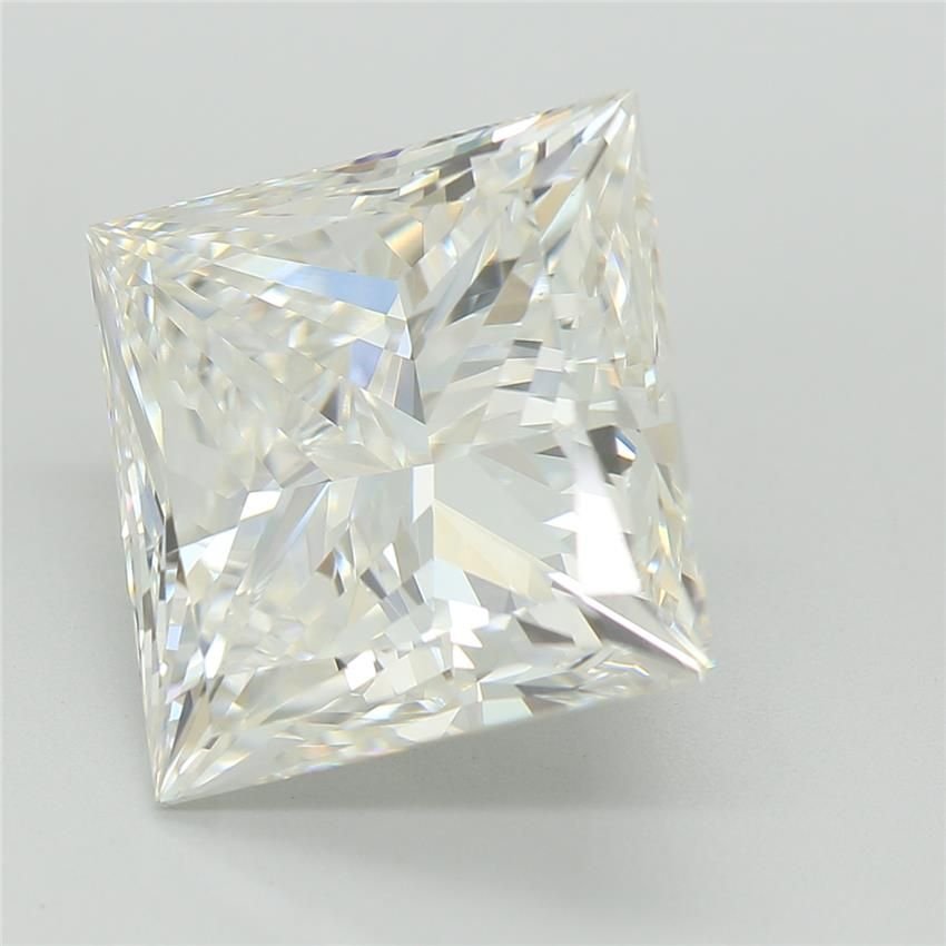 5.03ct F VVS2 Rare Carat Ideal Cut Princess Lab Grown Diamond