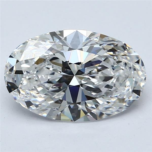 2.55ct D VS2 Rare Carat Ideal Cut Oval Diamond