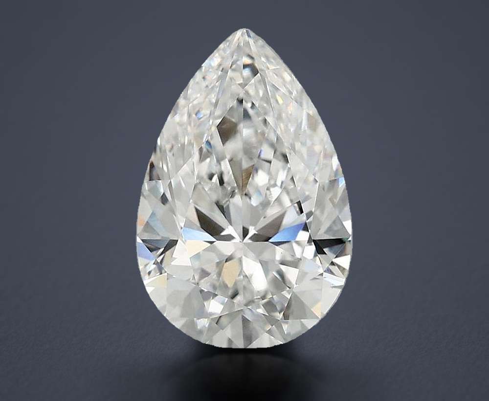 2.50 Carat Pear Lab Diamond