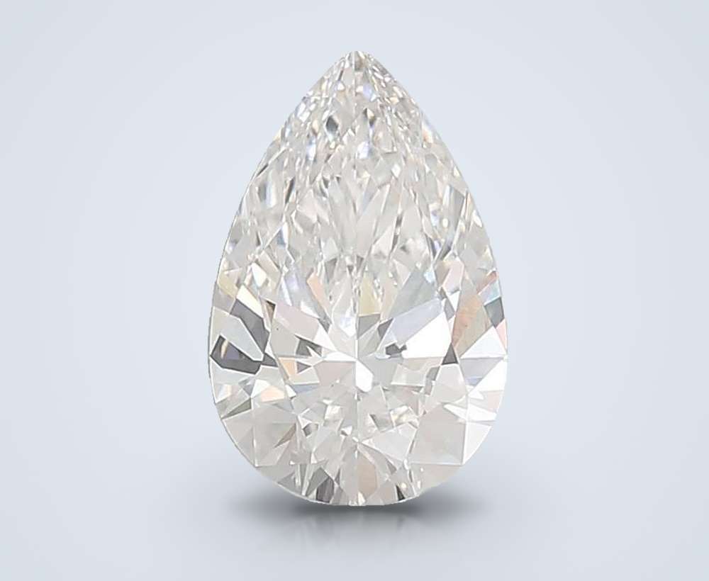 5.60 Carat Pear Lab Diamond
