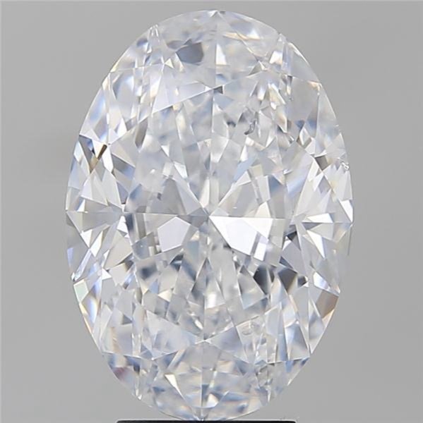 4.60ct D SI2 Rare Carat Ideal Cut Oval Diamond
