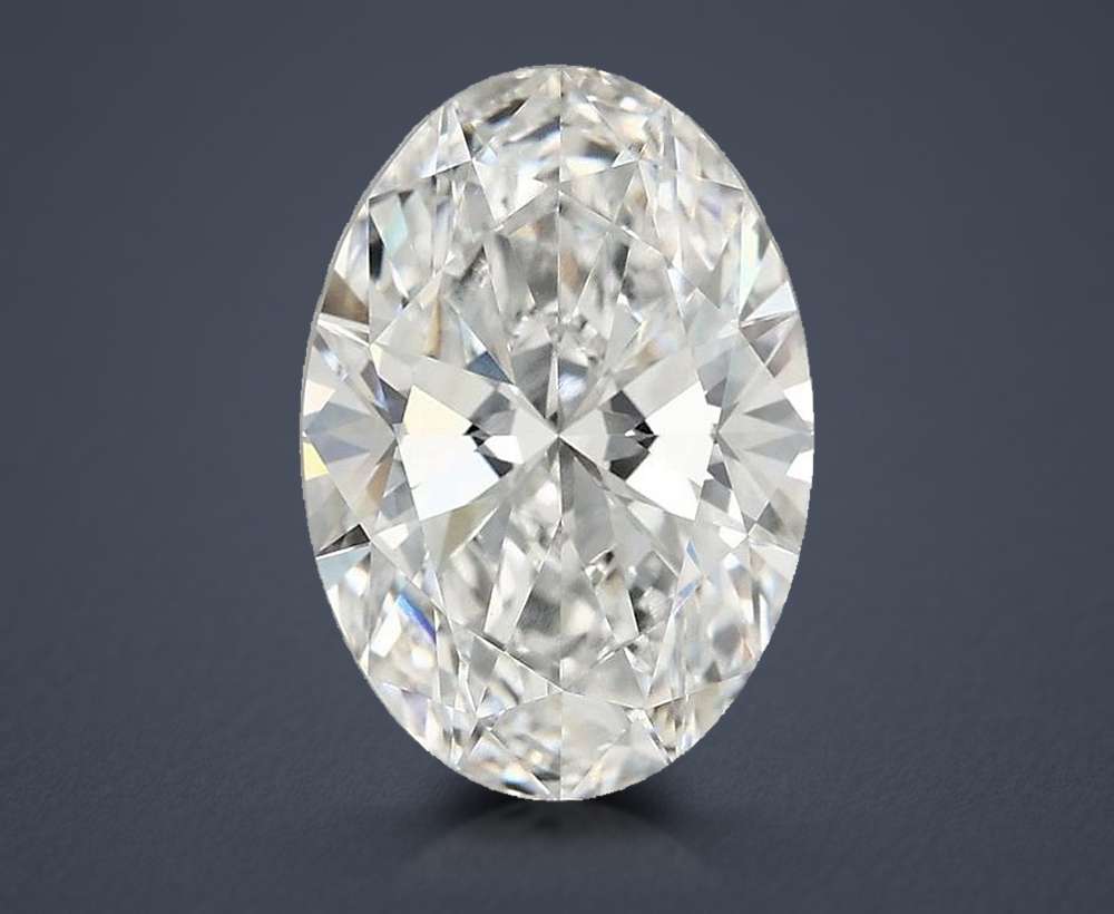 3.90 Carat Oval Lab Diamond