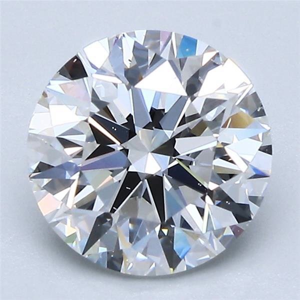 2.04ct E VS2 Rare Carat Ideal Cut Round Diamond