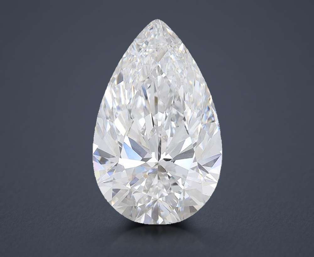 3.38 Carat Pear Lab Diamond