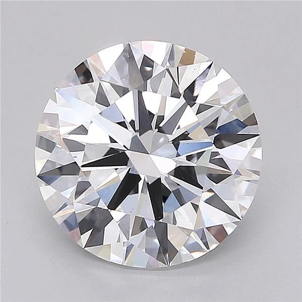 5.04ct D VS1 Rare Carat Ideal Cut Round Lab Grown Diamond