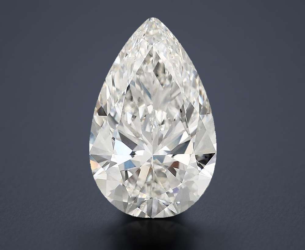 3.00 Carat Pear Lab Diamond