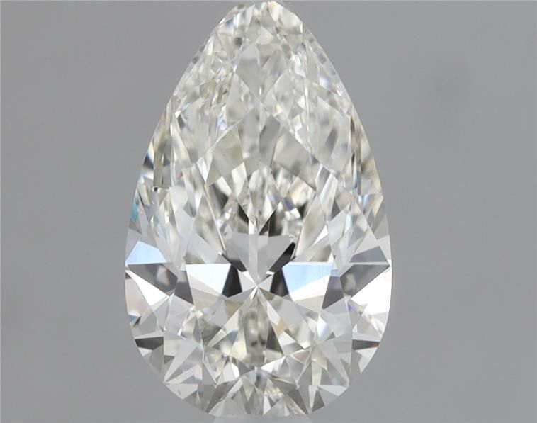 0.81ct J SI1 Rare Carat Ideal Cut Pear Diamond