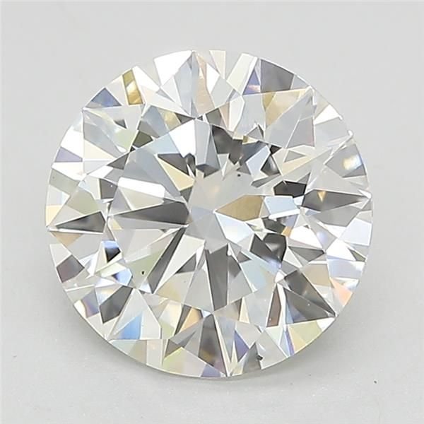2.43ct F VS2 Rare Carat Ideal Cut Round Lab Grown Diamond